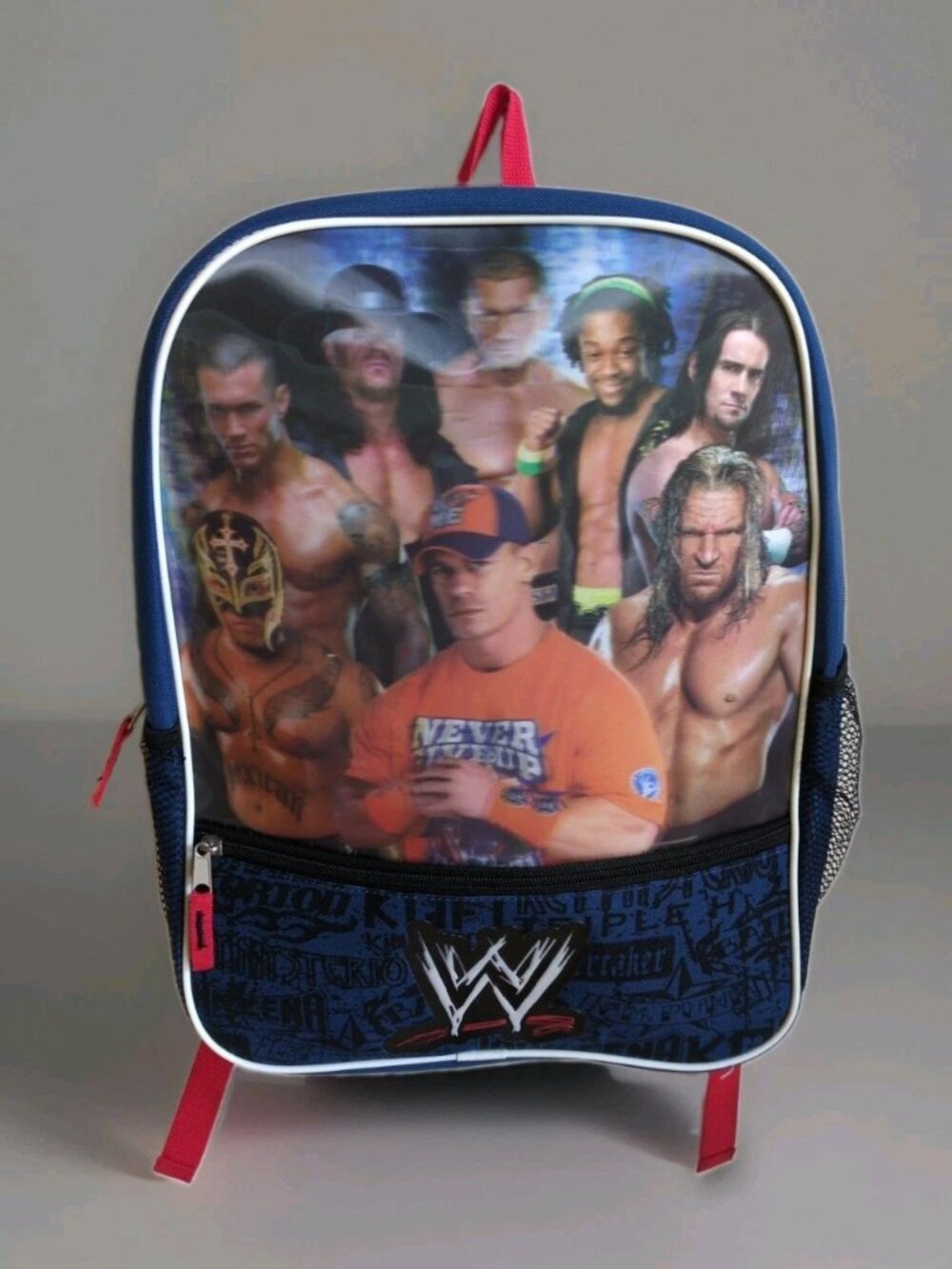 2010 WWE 16” John Cena Wrestling Backpack School Kids Books Bag FAB STARPOINT
